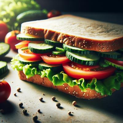 Image of Summertime Veggie Sandwich