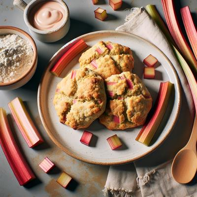 Image of Sumner's Favorite Healthy Rhubarb Scones