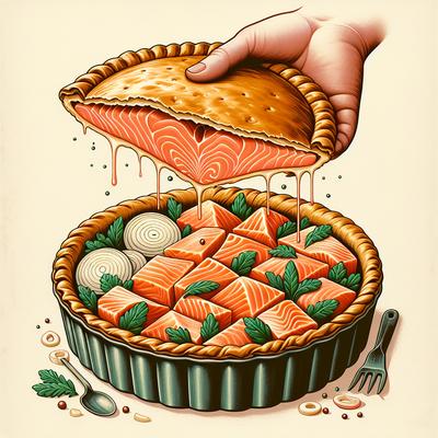 Image of Sumptuous Salmon Pie
