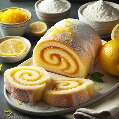 Image of Sumptuous Super Fantastic Triple Lemon Roll