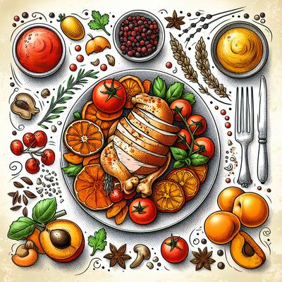 Image of Sun Dried Tomato and Apricot Chicken
