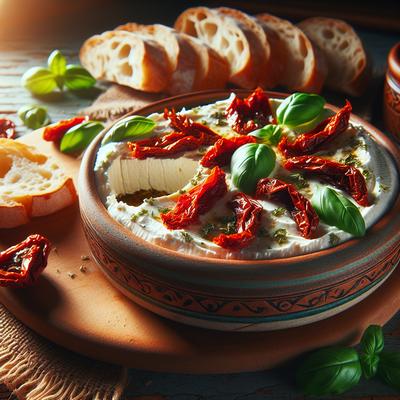 Image of Sun Dried Tomato and Basil Feta Spread
