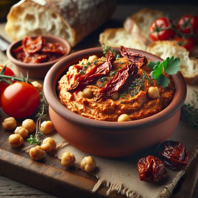 Image of Sun Dried Tomato and Chickpea Spread