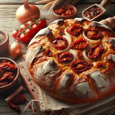 Image of Sun Dried Tomato and Onion Bread