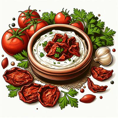 Image of Sun Dried Tomato and Parsley Dip