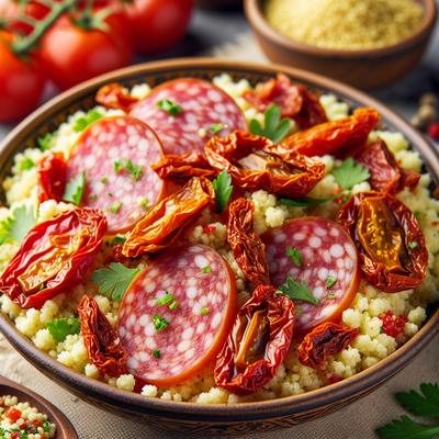 Image of Sun Dried Tomato and Salami Couscous Salad Whole Foods