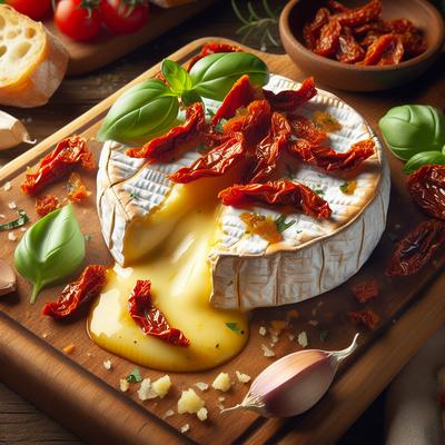 Image of Sun Dried Tomato Baked Brie