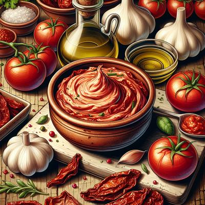 Image of Sun Dried Tomato Dressing for Food Processors
