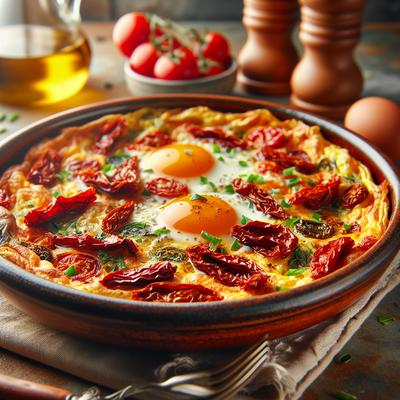 Image of Sun Dried Tomato Omelet Ww