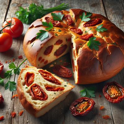 Image of Sun Dried Tomato Parsley Damper