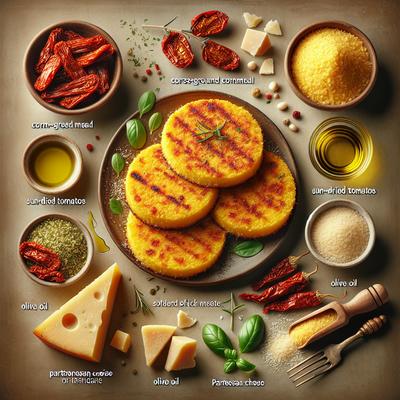 Image of Sun Dried Tomato Polenta Cutlets