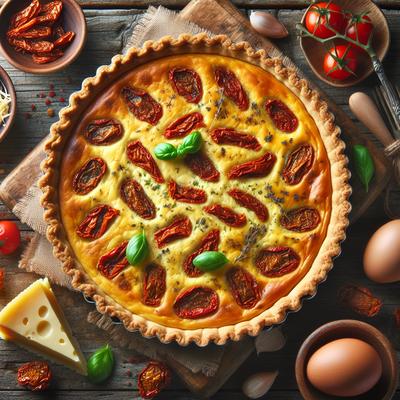 Image of Sun Dried Tomato Quiche