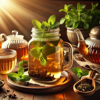 Image of Sun Tea with Mint