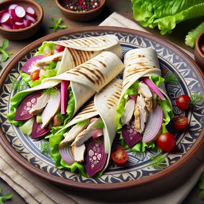 Image of Sunchoke Chicken Salad Wraps