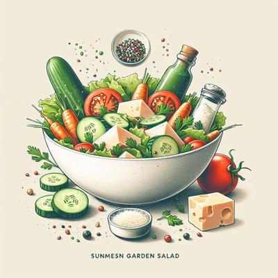 Image of Sunday's Healthy Parmesan Garden Salad
