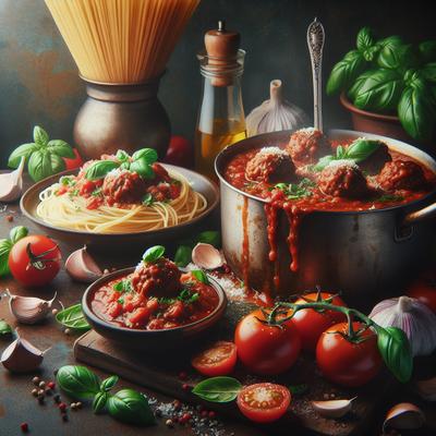 Image of Sunday Gravy Real Italian Spaghetti Sauce and Meatballs
