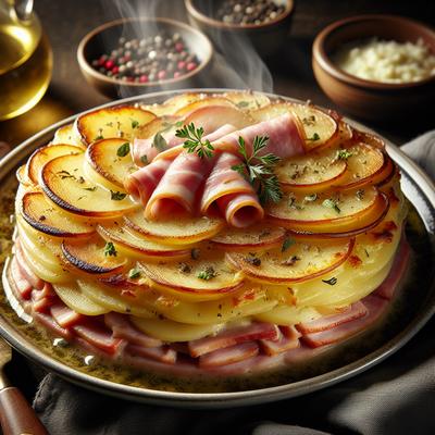 Image of Sunday Supper Scalloped Potatoes with Ham