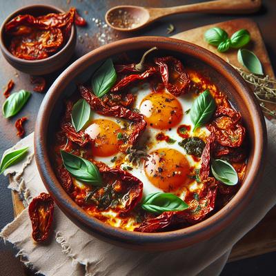 Image of Sundried Tomato and Sweet Basil Shakshuka Ragu