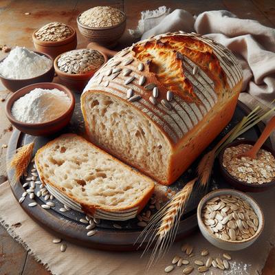 Image of Sunflower Oatmeal Bread Bread Machine