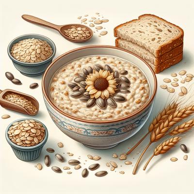 Image of Sunflower Oatmeal with a Touch of Wheat Bread Abm