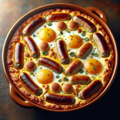 Image of Sunrise Breakfast Sausage Links Easter Casserole