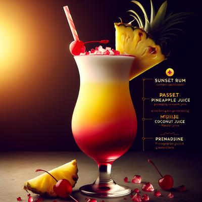 Image of Sunset Passion Colada