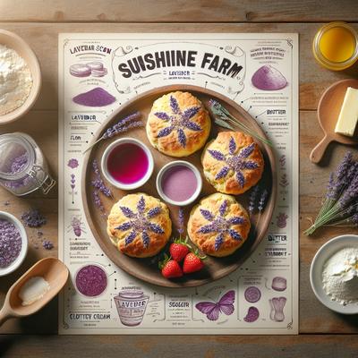 Image of Sunshine Farm Lavender Tea Scones