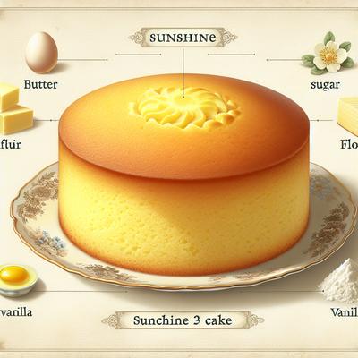 Image of Sunshine Sponge Cake