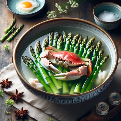 Image of Sup Mang Tay Cua Vietnamese Asparagus Crab Soup