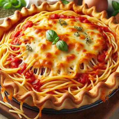 Image of Super Baked Spaghetti Pie