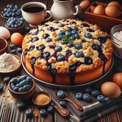 Image of Super Blueberry Coffee Cake