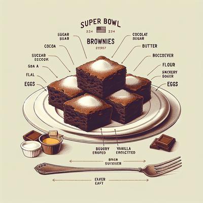 Image of Super Bowl Brownies