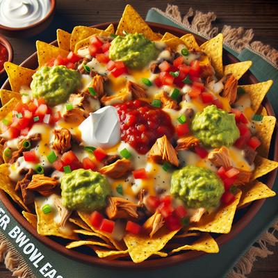 Image of Super Bowl Easy Chicken or Beef Nachos