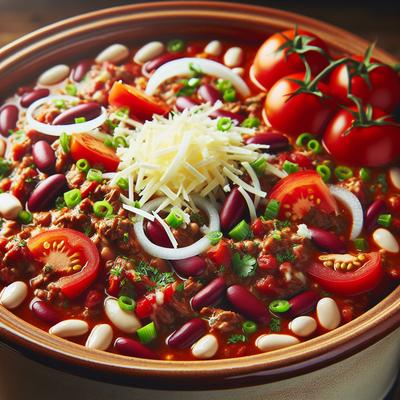 Image of Super Bowl Party Red and White Chili Crock Pot