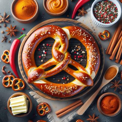 Image of Super Bowl Spicy Pretzels