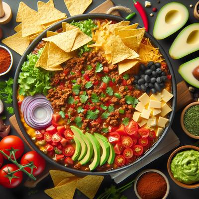 Image of Super Bowl Taco Dip