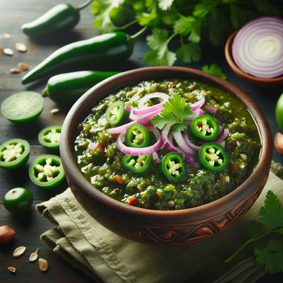 Image of Super Bowl Tomatillo Salsa Verde