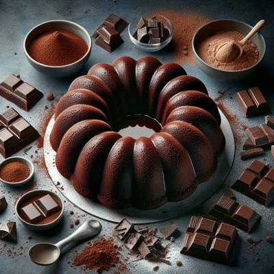 Image of Super Chocolate Bundt Cake Uses Cake Mix