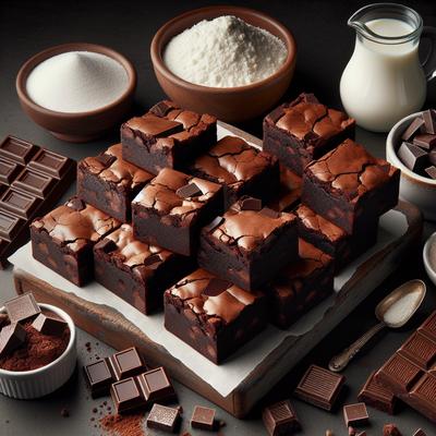 Image of Super Chocolate Chunk Fudge Brownies