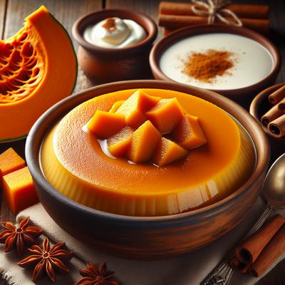 Image of Super Creamy Pumpkin Pudding