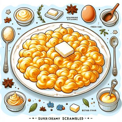 Image of Super Creamy Scrambled Eggs