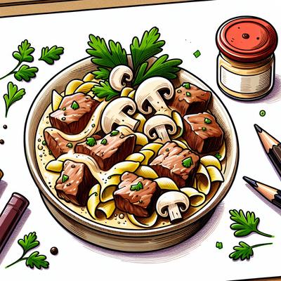 Image of Super Easy 6 Ingredient Stroganoff