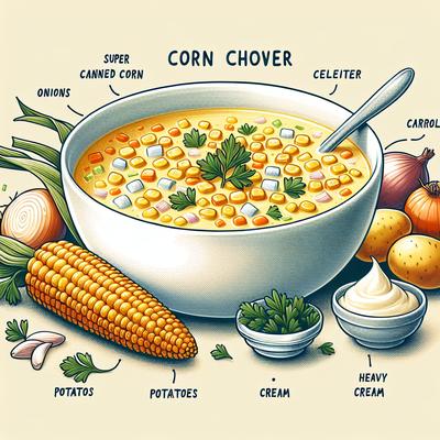 Image of Super Easy and Yummy Corn Chowder