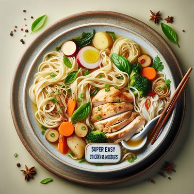 Image of Super Easy Chicken and Noodles