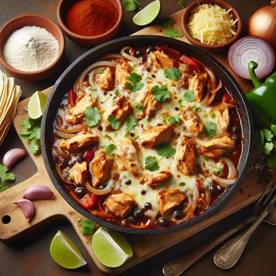 Image of Super Easy Chicken Enchilada Skillet
