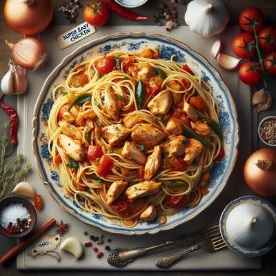 Image of Super Easy Chicken Spaghetti