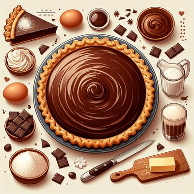 Image of Super Easy Chocolate Pie