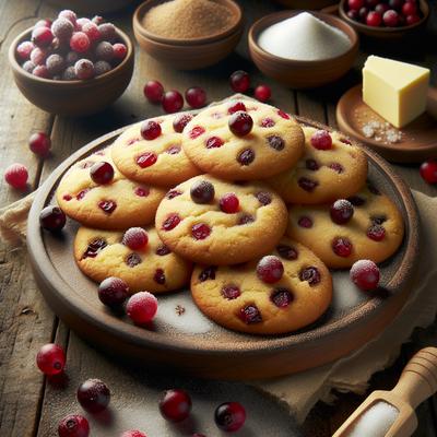 Image of Super Easy Cranberry Sugar Cookies