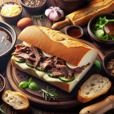Image of Super Easy Crock Pot French Dip Sandwiches