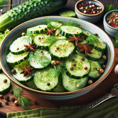 Image of Super Easy Cucumber Salad